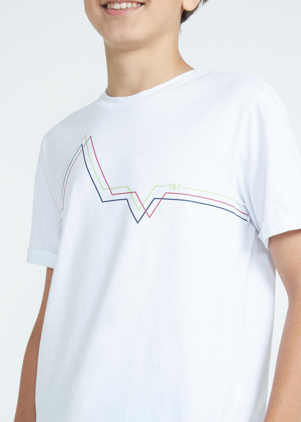 Camiseta unisex Pulse para adolescente de manga corta