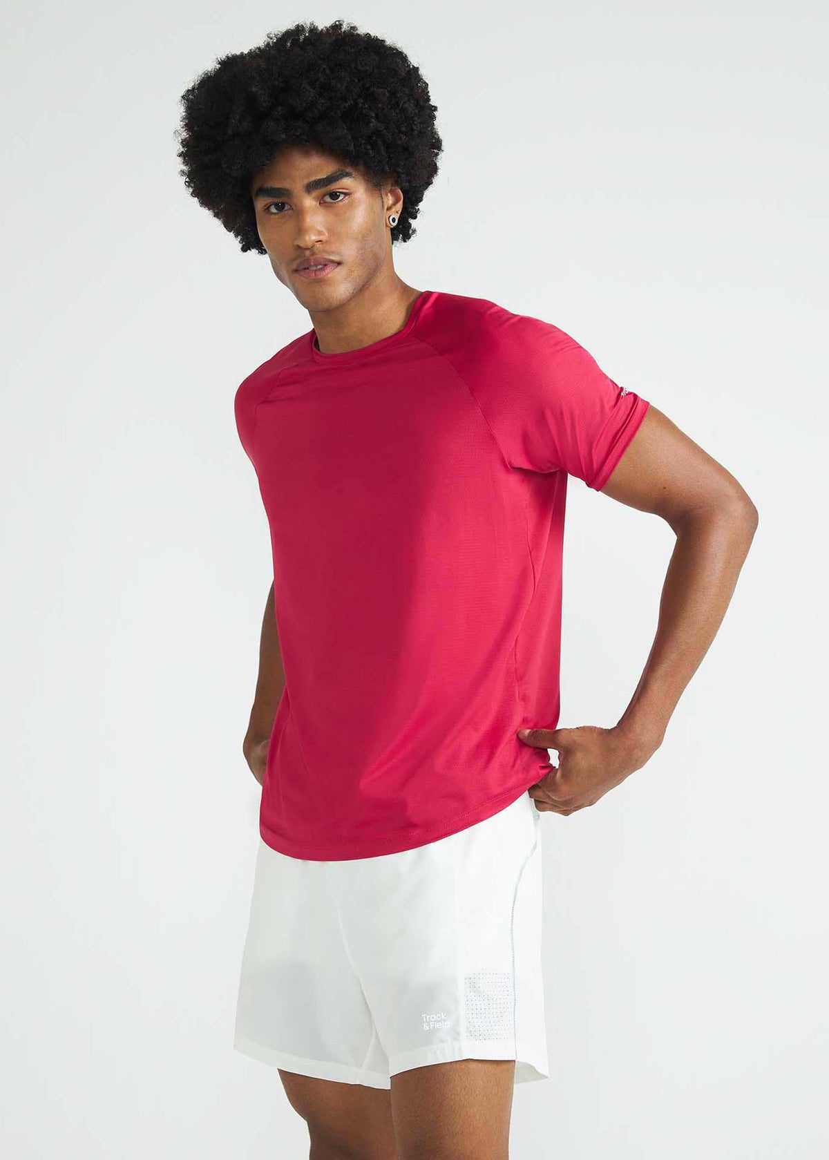 Kurzärmliges UV-Mesh-T-Shirt für Herren