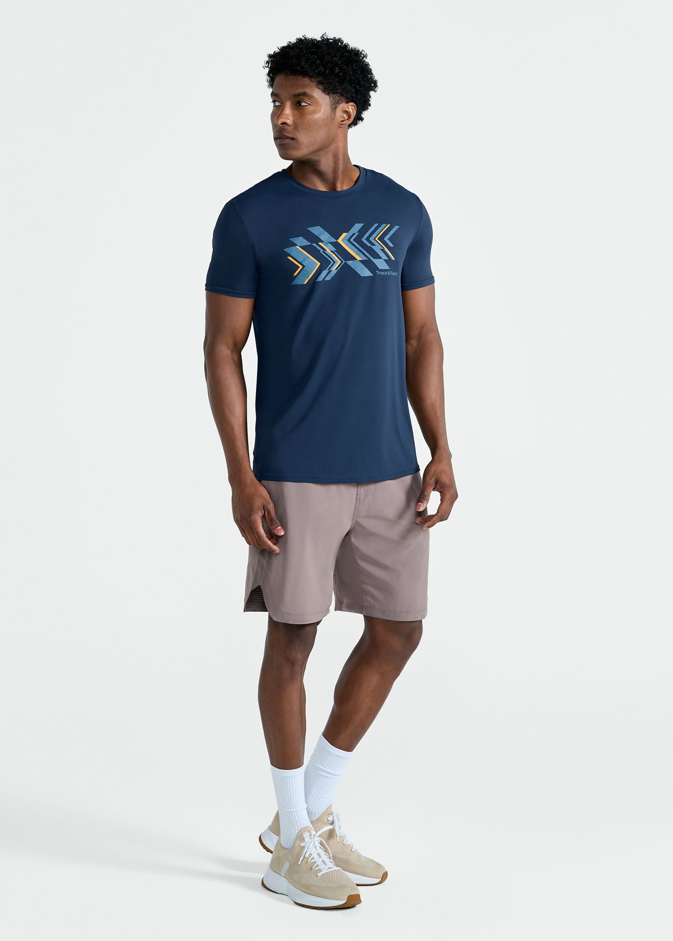 T-Shirt Homem Manga Curta Thermodry Setas