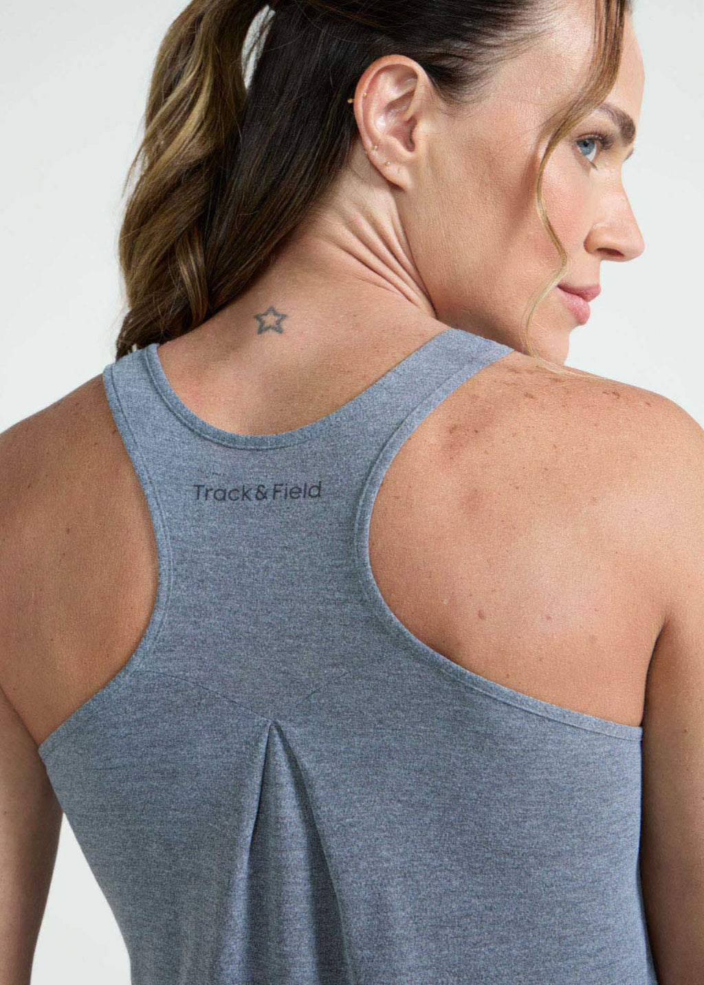 Ärmelloses Basic-T-Shirt für Damen