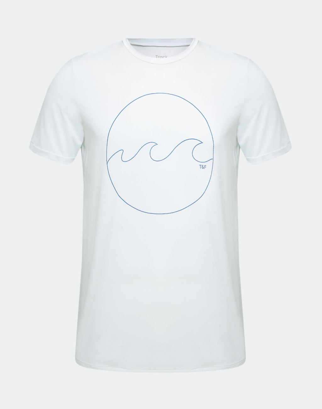 Kurzärmliges Ripple-T-Shirt für Herren