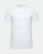 Kurzärmliges Ripple-T-Shirt für Herren