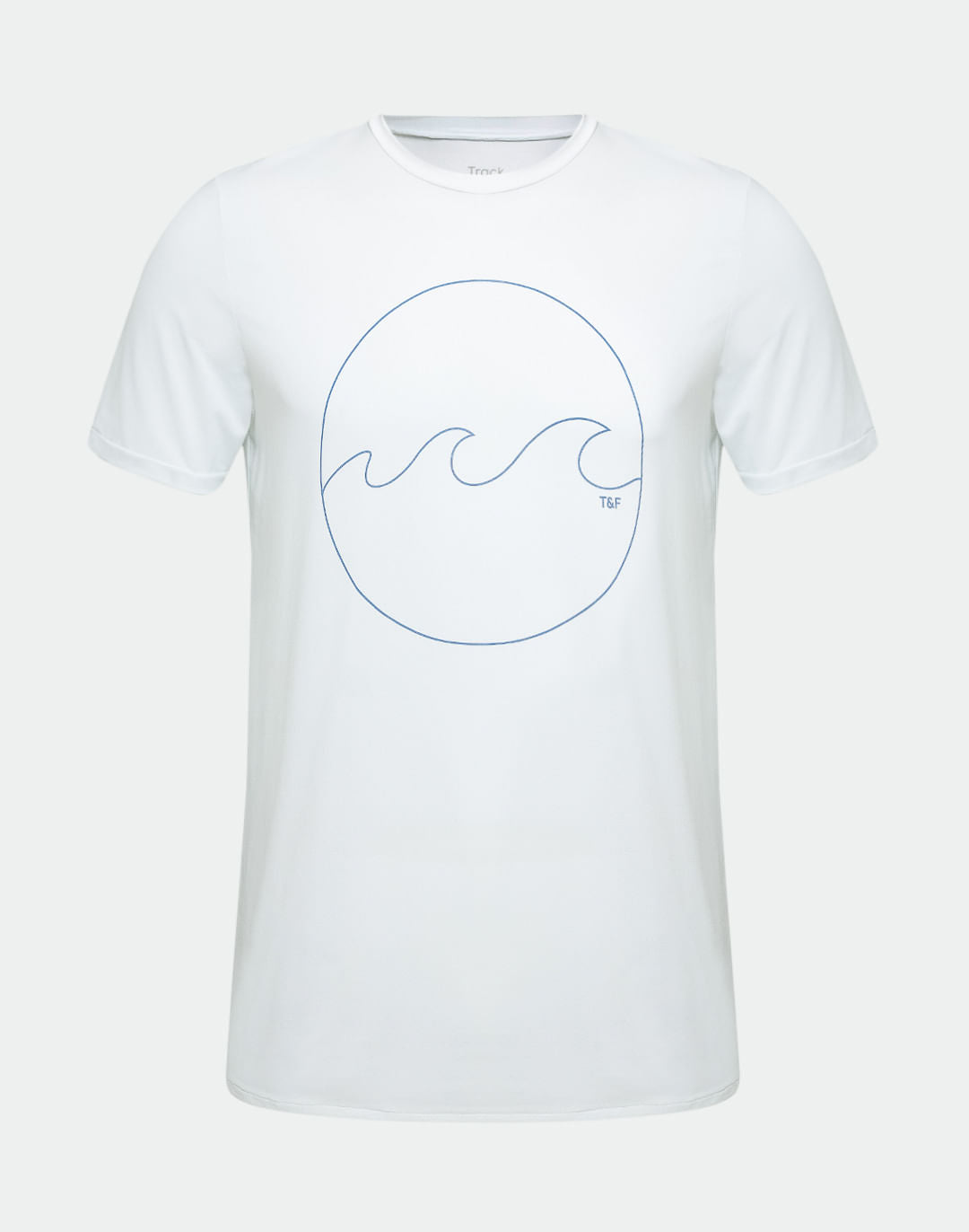 Kurzärmliges Ripple-T-Shirt für Herren