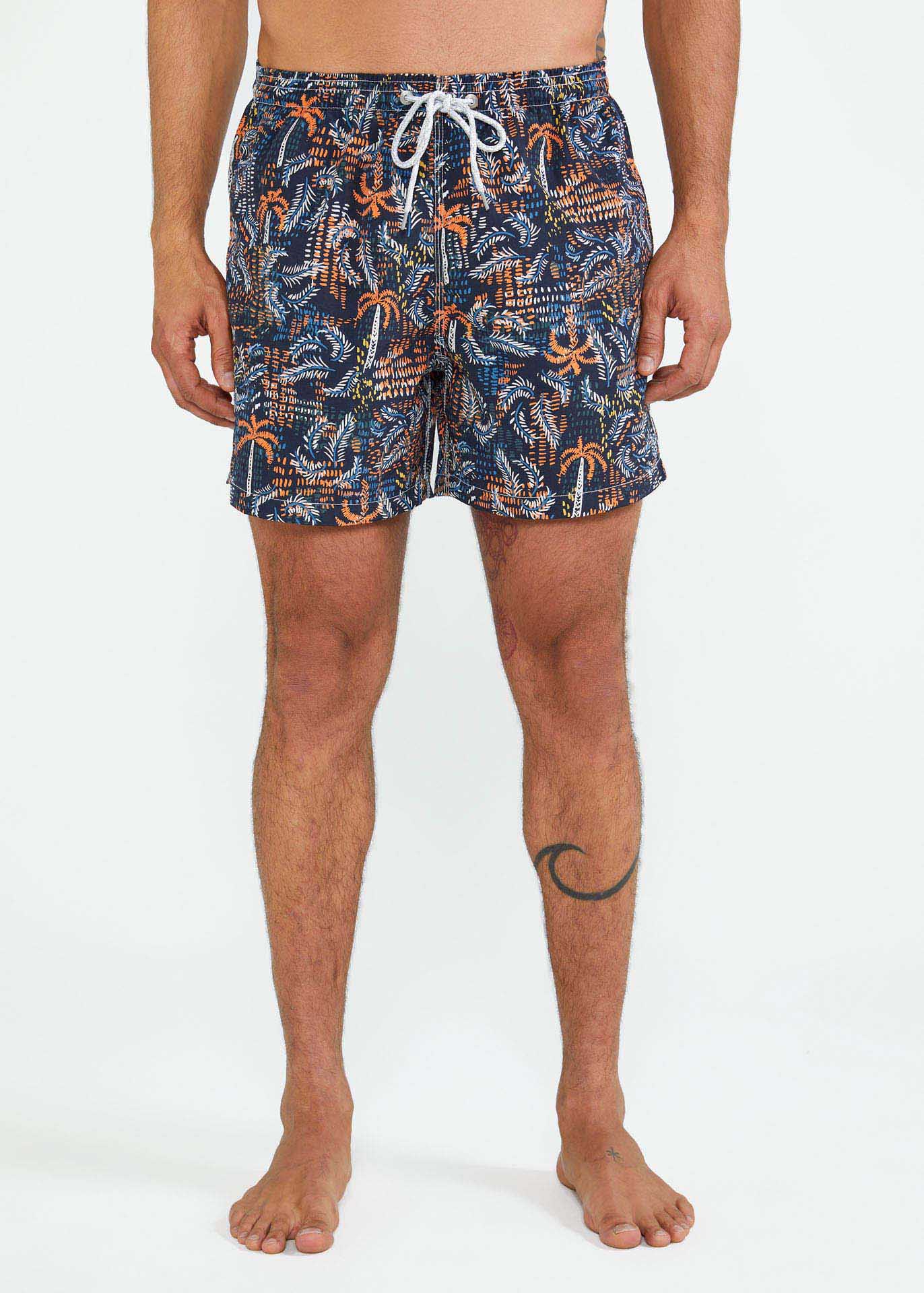 Calção Homem Beach Médio Estampado