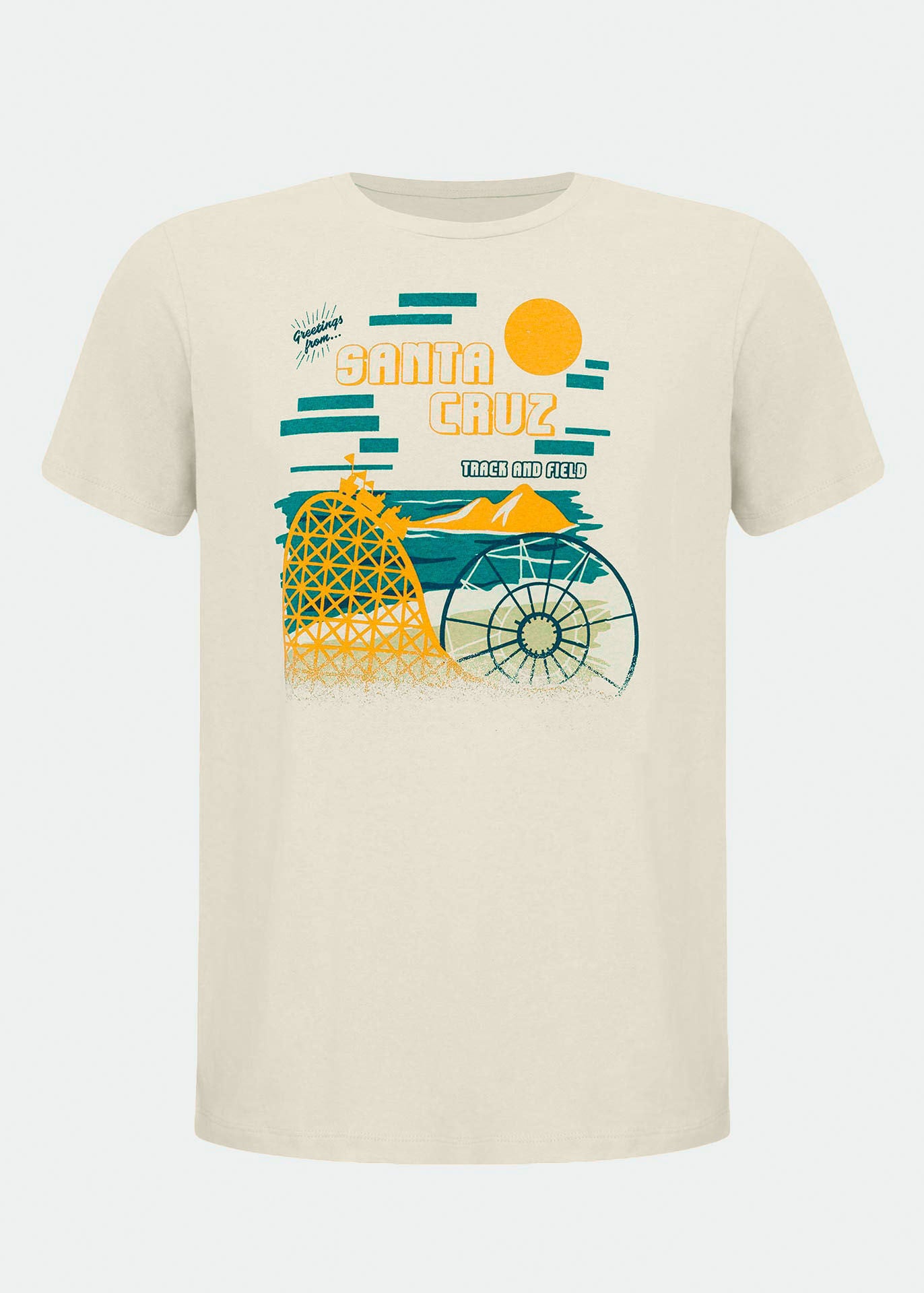 Kurzärmliges Iris-T-Shirt aus Seide für Herren