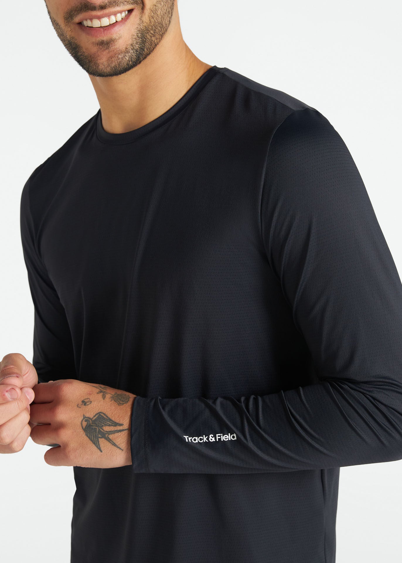 T-Shirt Homem Manga Longa Uv Mesh