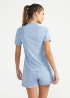 T-shirt en maille anti-UV à manches courtes pour femmes