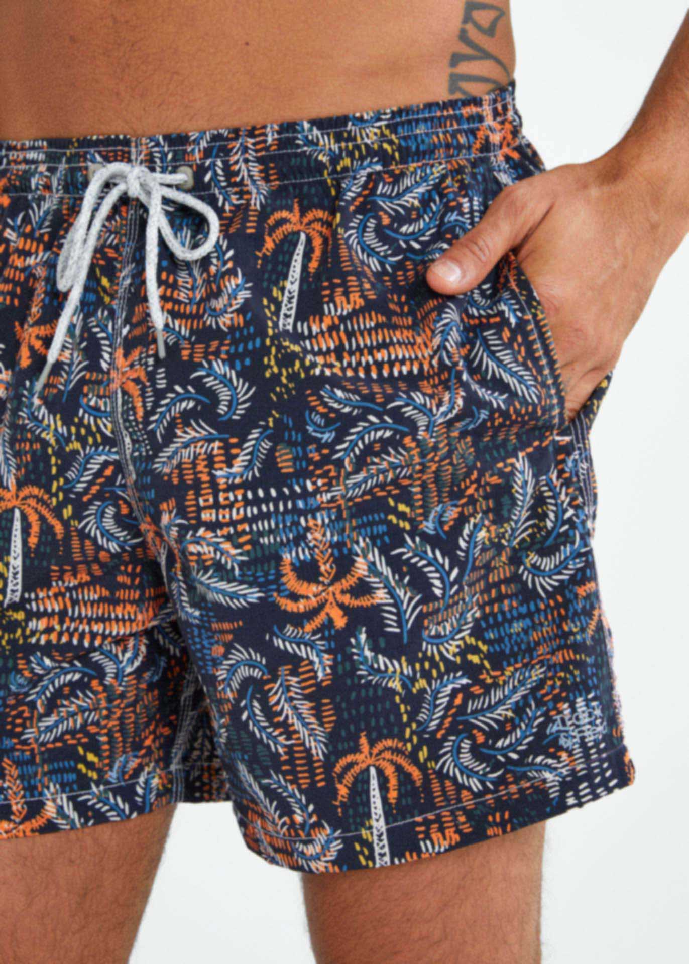 Calção Homem Beach Médio Estampado