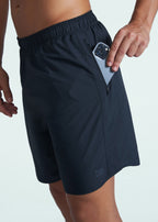 Shorts medianos con cremallera para hombre