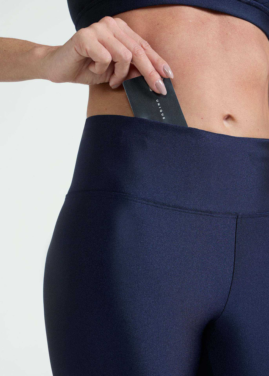 Basic-Glitzer-Leggings für Damen