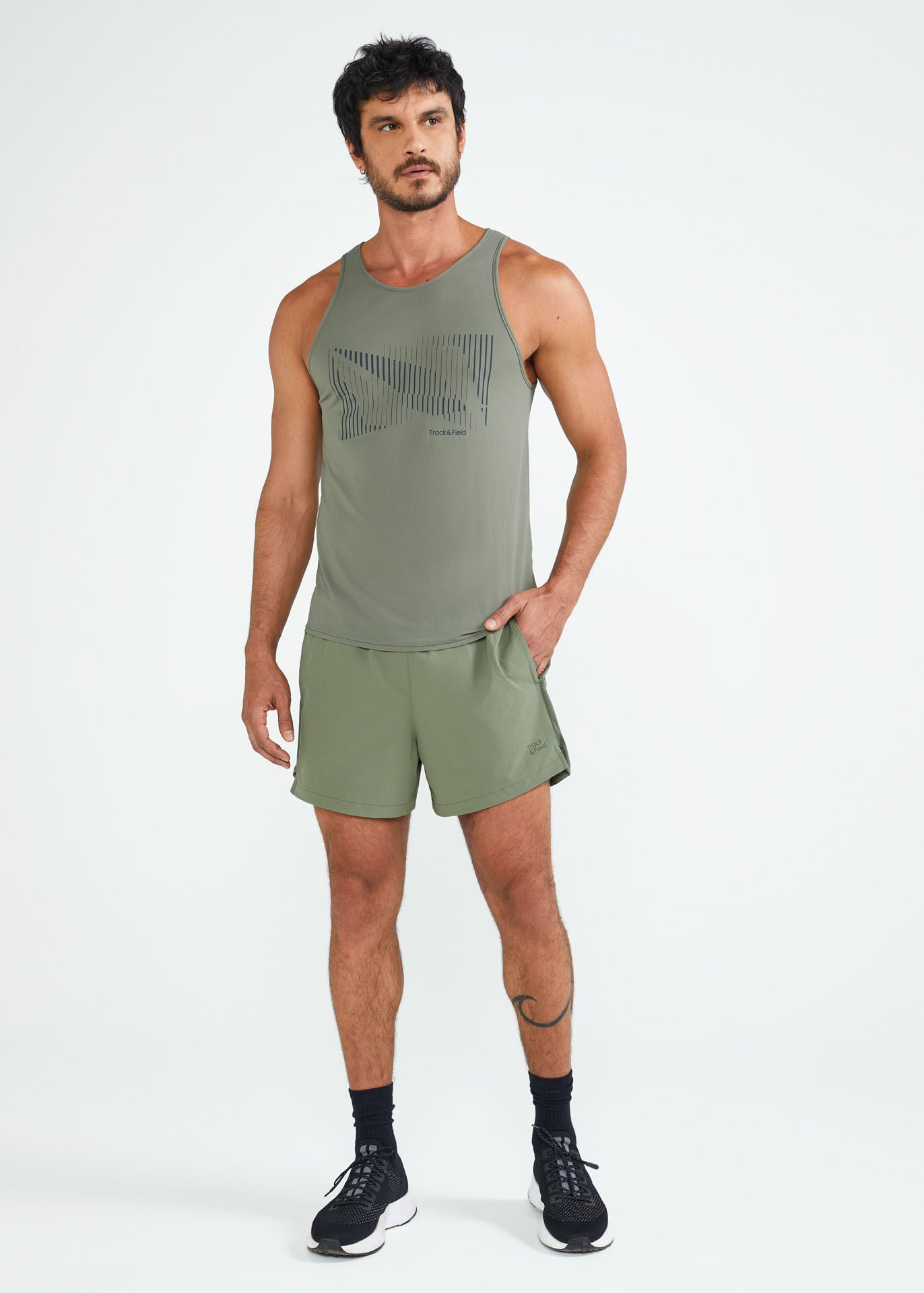 Short court pour homme avec bermuda