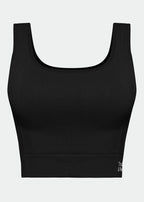 Top Ribana de piel para mujer