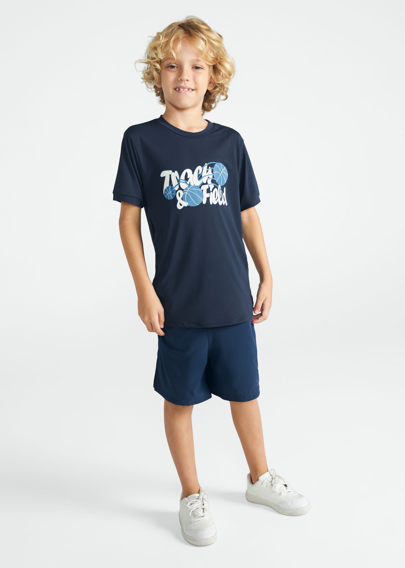 Men's Short Sleeve Children's T-Shirt Thermodry Basketball