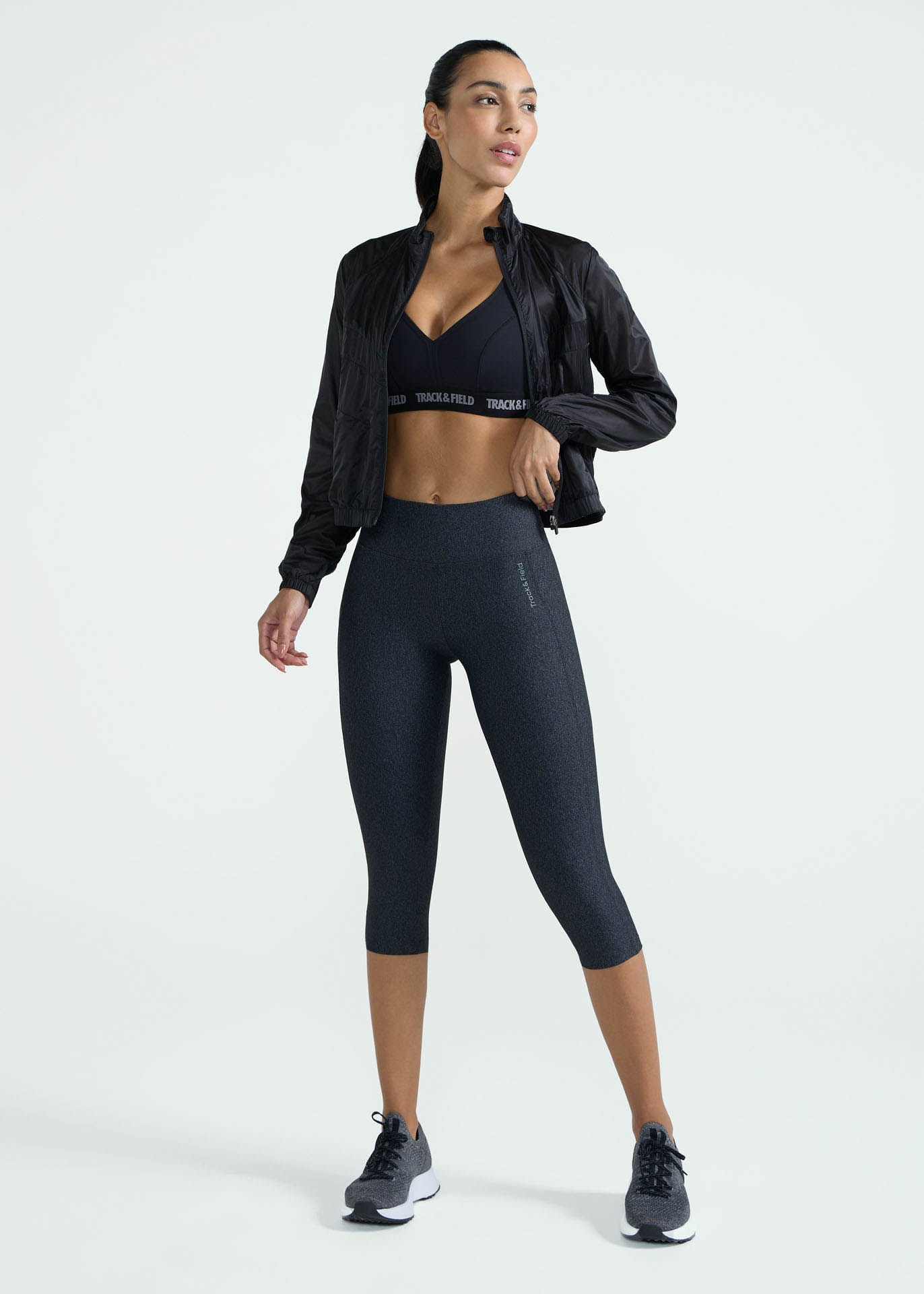 Elastisches Logo-Top für Damen