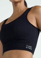 Top Ribana de piel para mujer