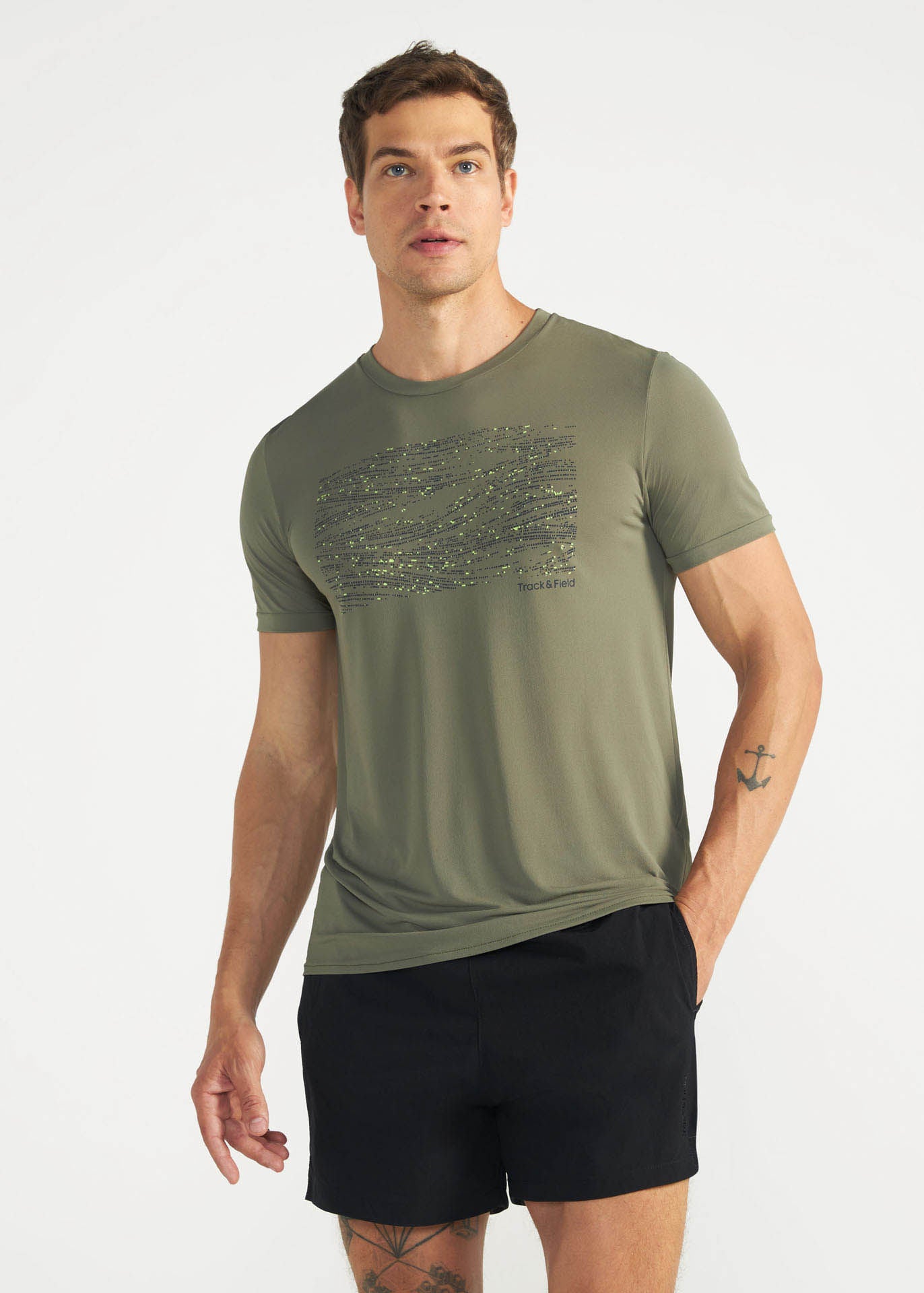 T-shirt à manches courtes pour hommes Thermodry  Imprimé