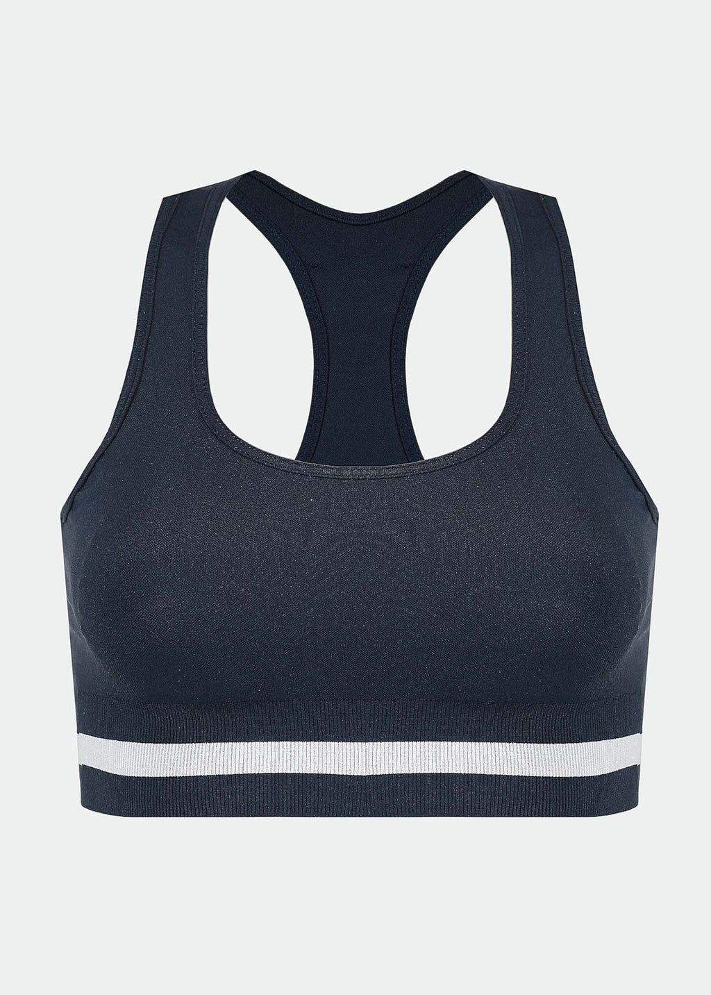 Top deportivo de piel para mujer
