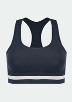 Top deportivo de piel para mujer