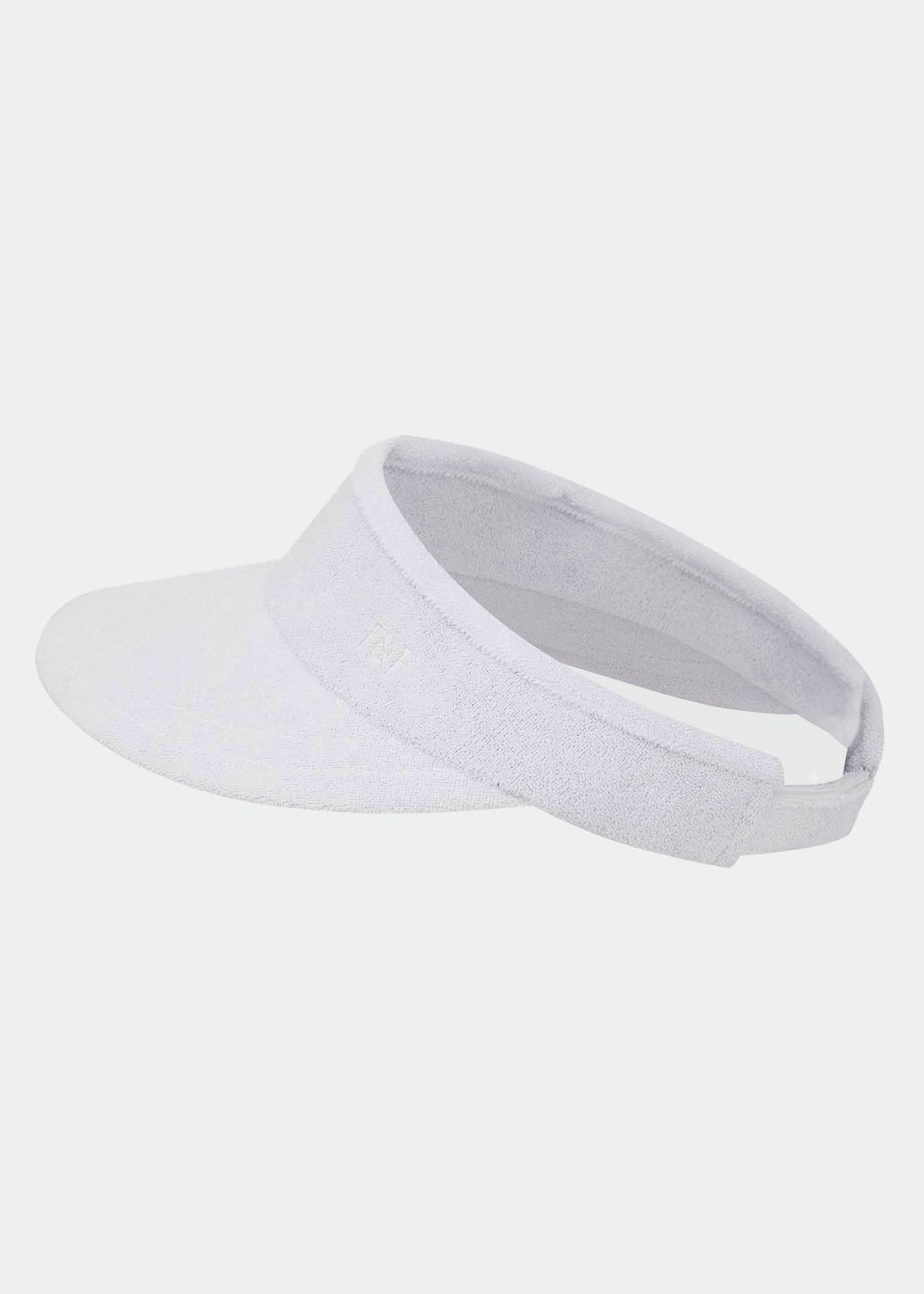 Wide terry visor