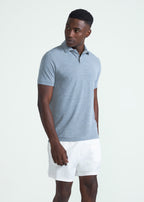 Polo en maille fine pour hommes