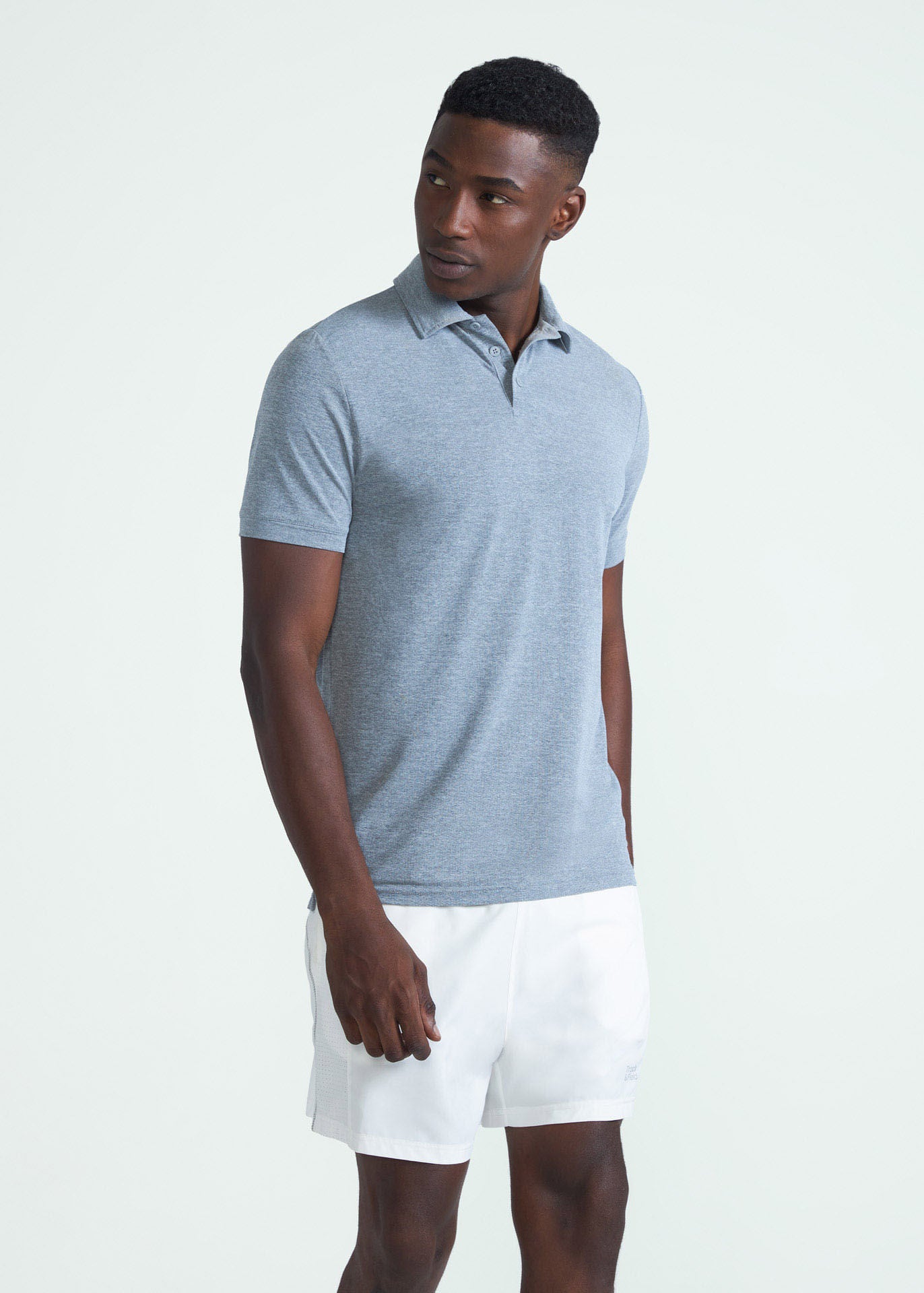 Polo en maille fine pour hommes