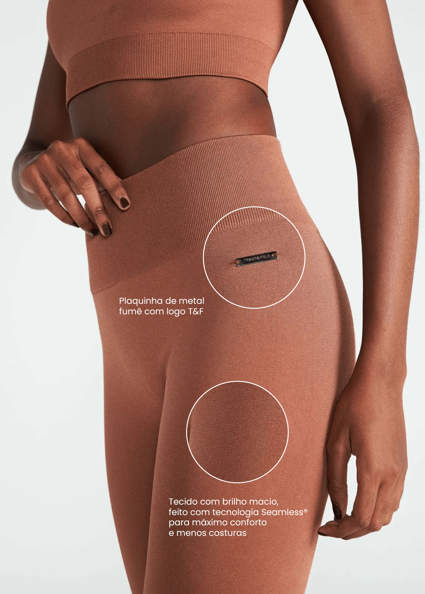 Calça Legging Mulher Skin Brilho