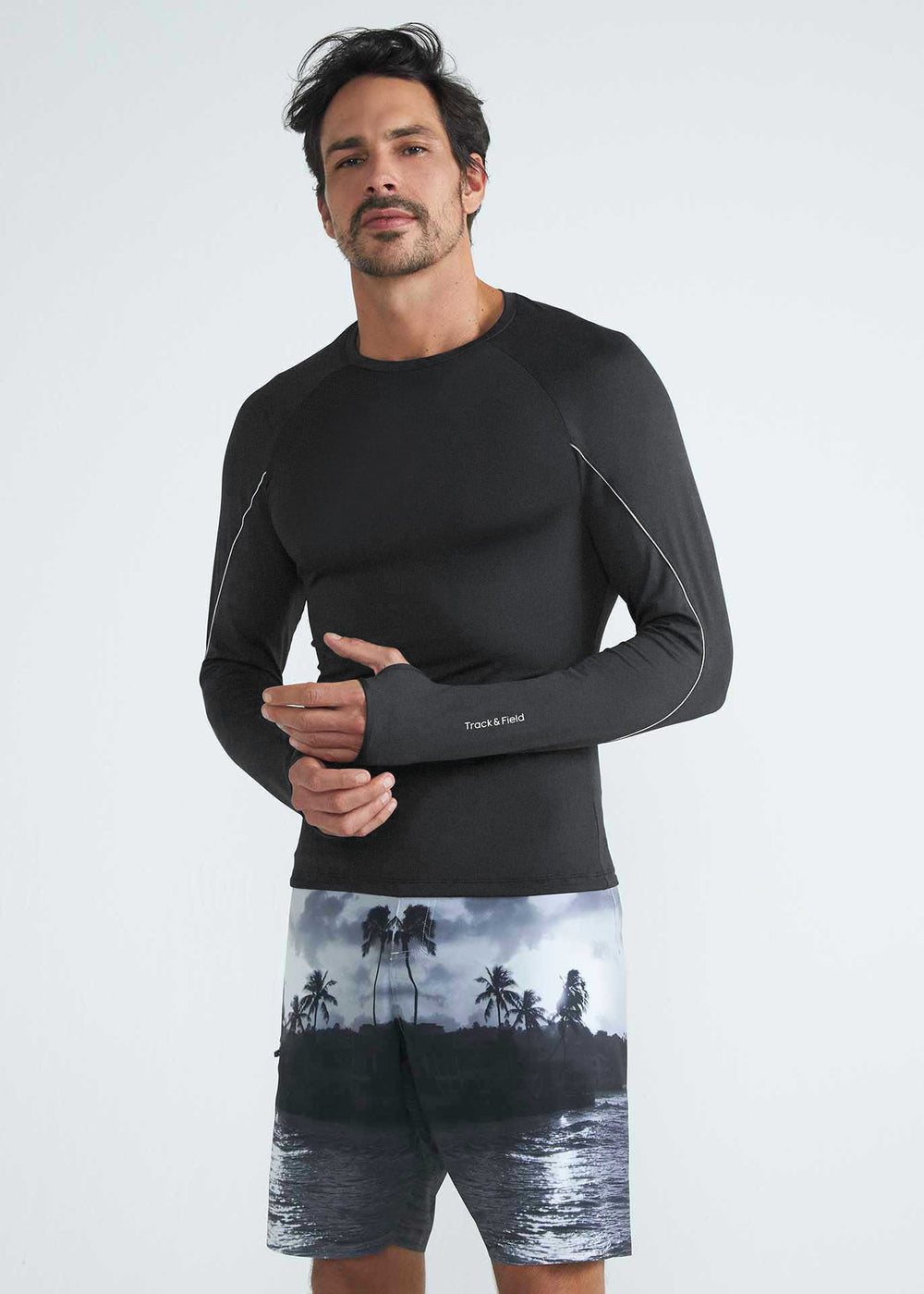 T-shirt Homem Manga longa Surf Uv