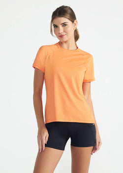 T-shirt en maille anti-UV à manches courtes pour femmes