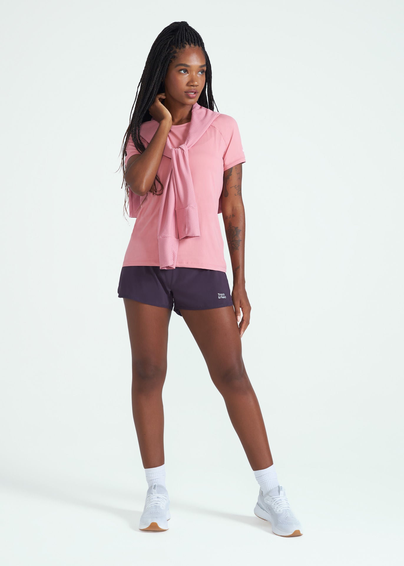 T-shirt Mulher Manga Curta Uv Mesh