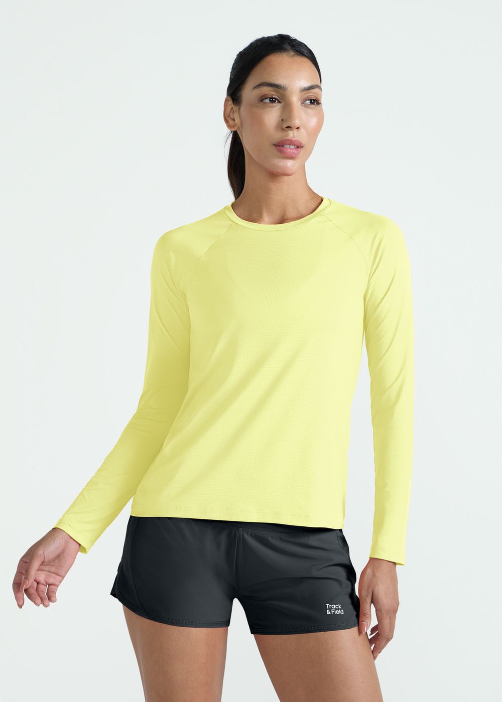 Camiseta de manga larga de malla UV para mujer