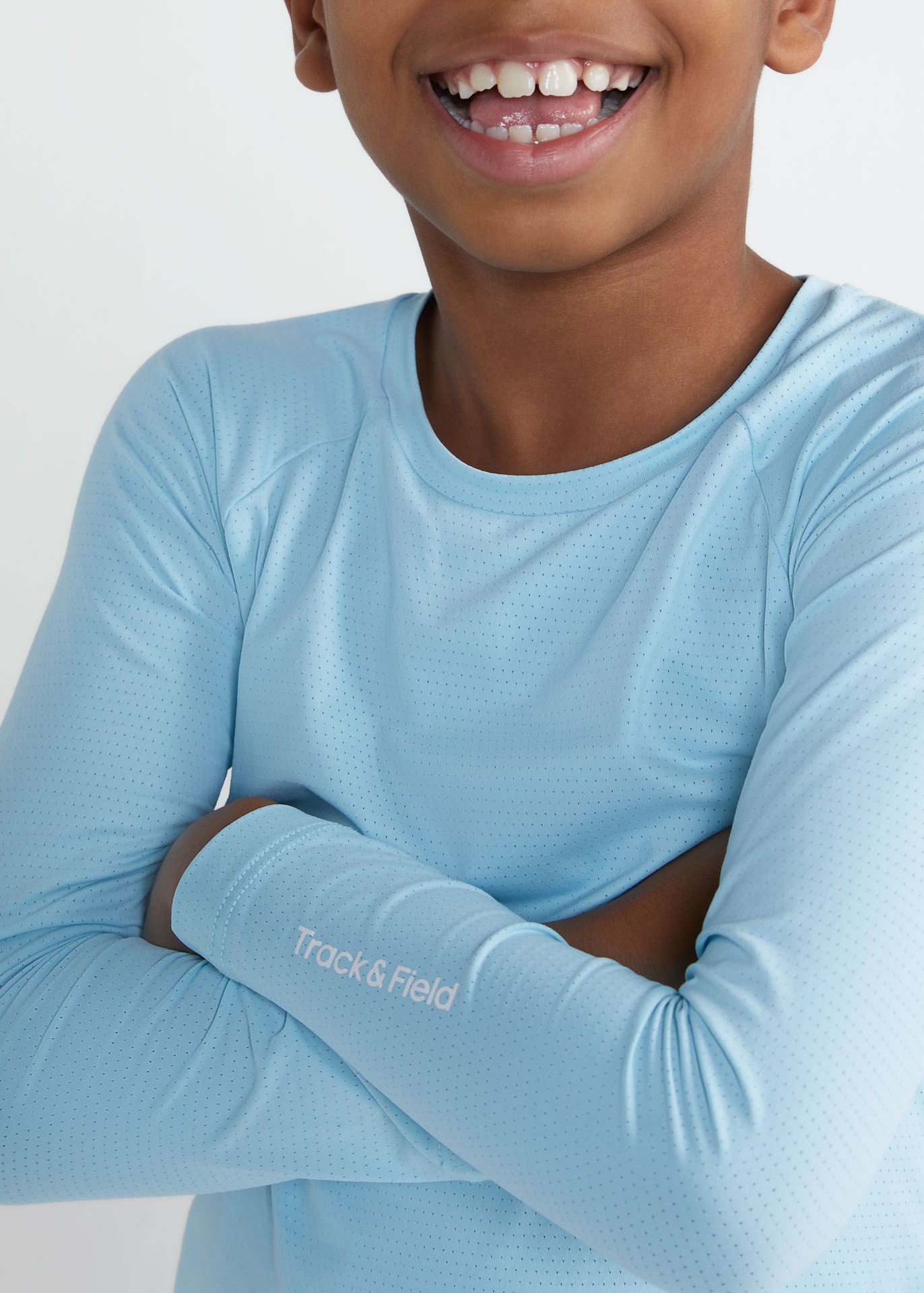 Unisex Children's T-shirt Long Sleeve UV Mesh