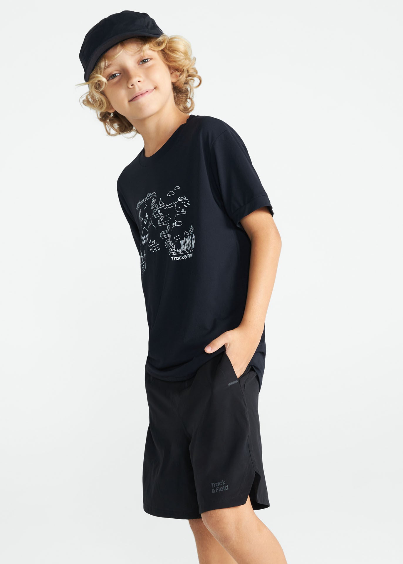 Camiseta de manga corta para hombre y niño Thermodry ciudad