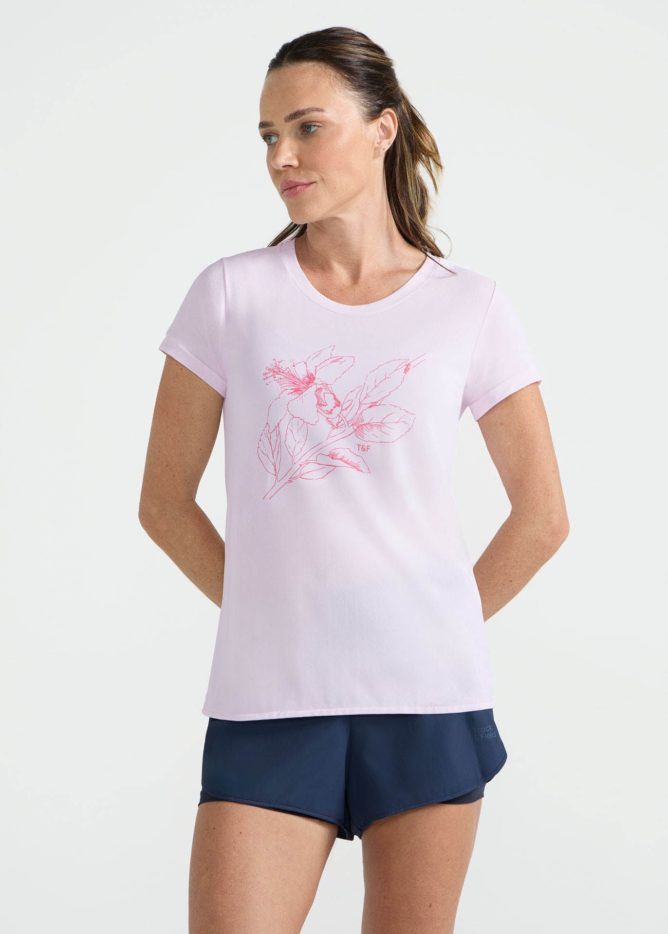 T-Shirt Mulher Manga Curta Thermodry