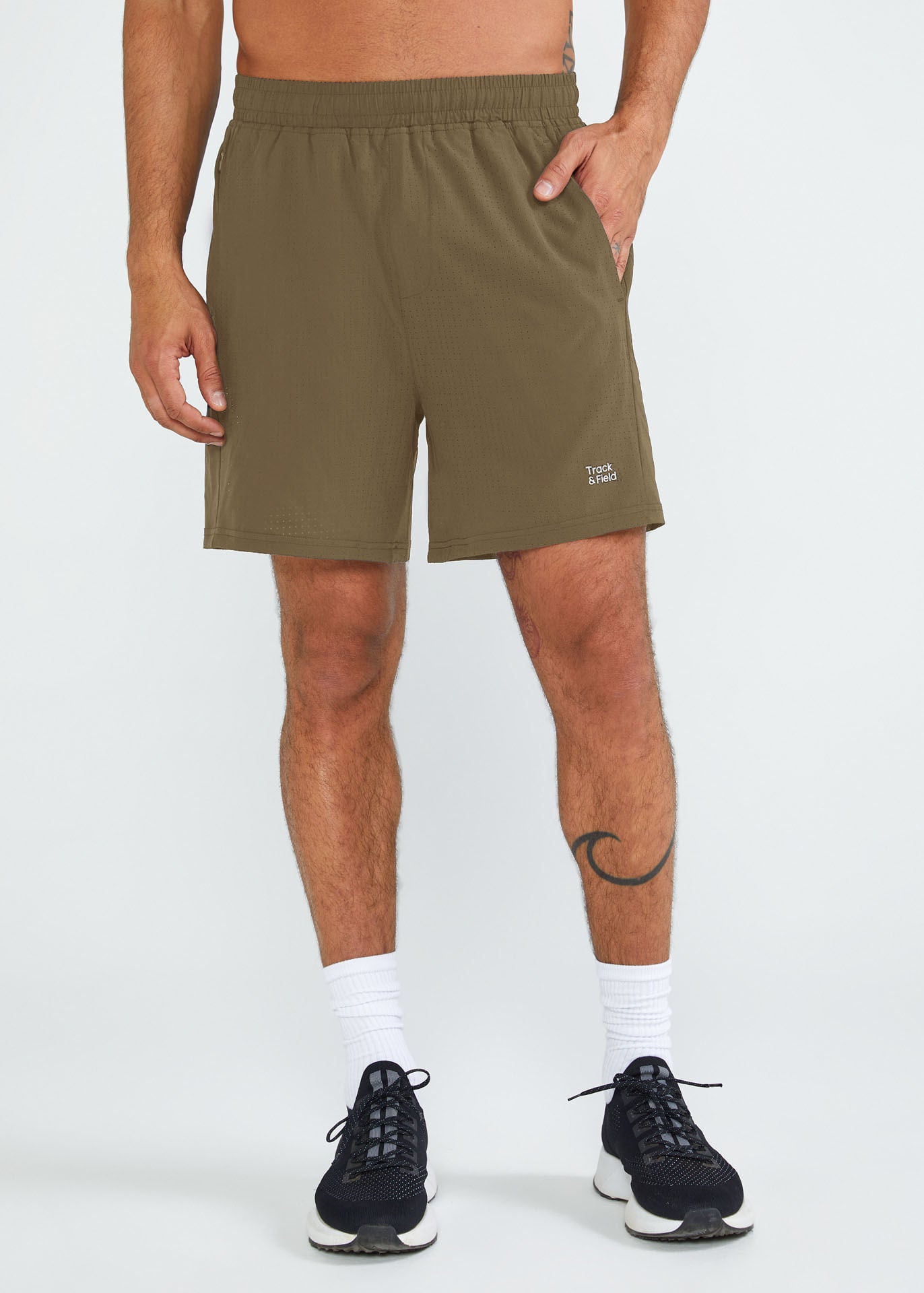 Pantalones cortos de entrenamiento medianos para hombre