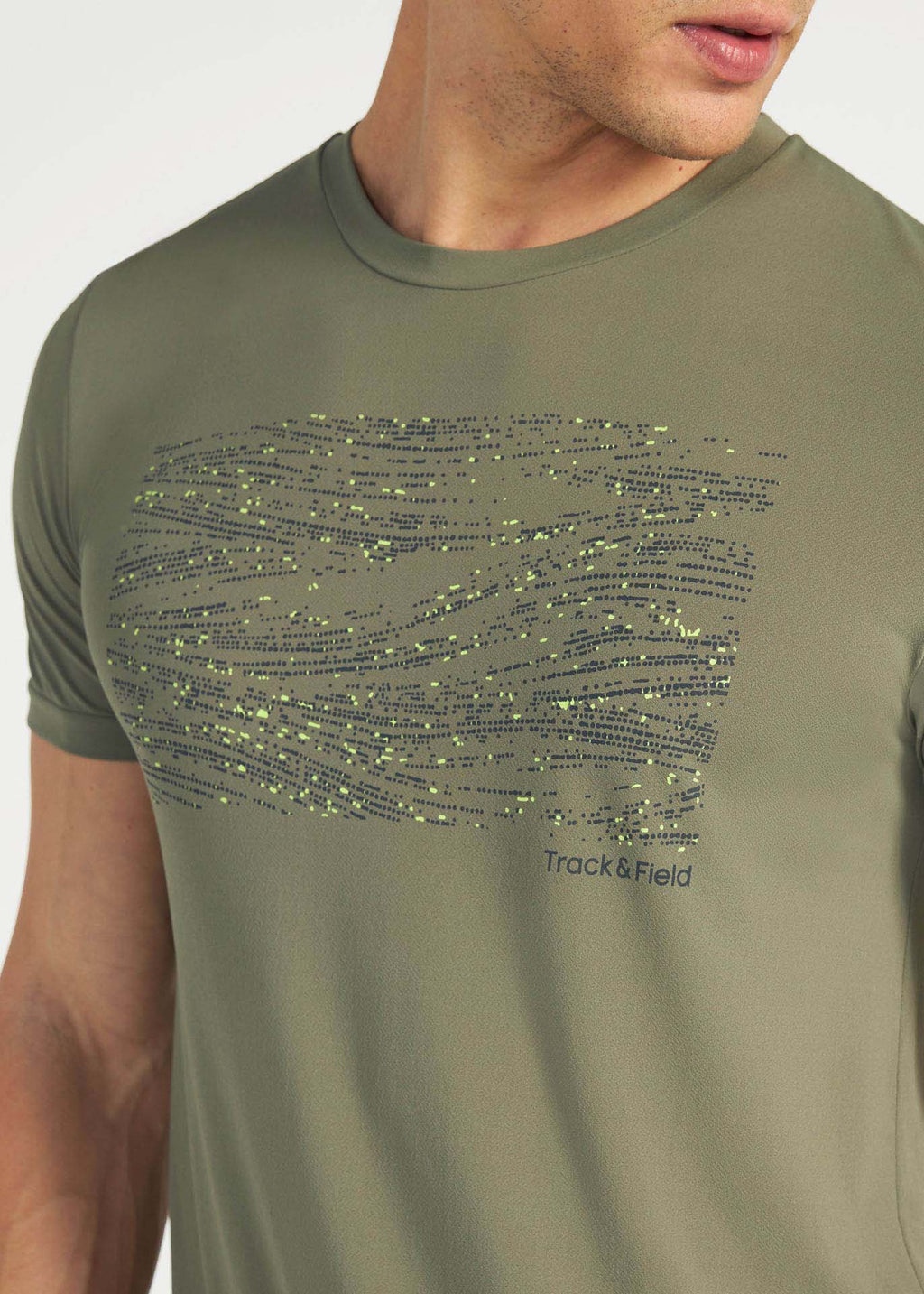 Thermodry bedrucktes Kurzarm-Herren-T-Shirt