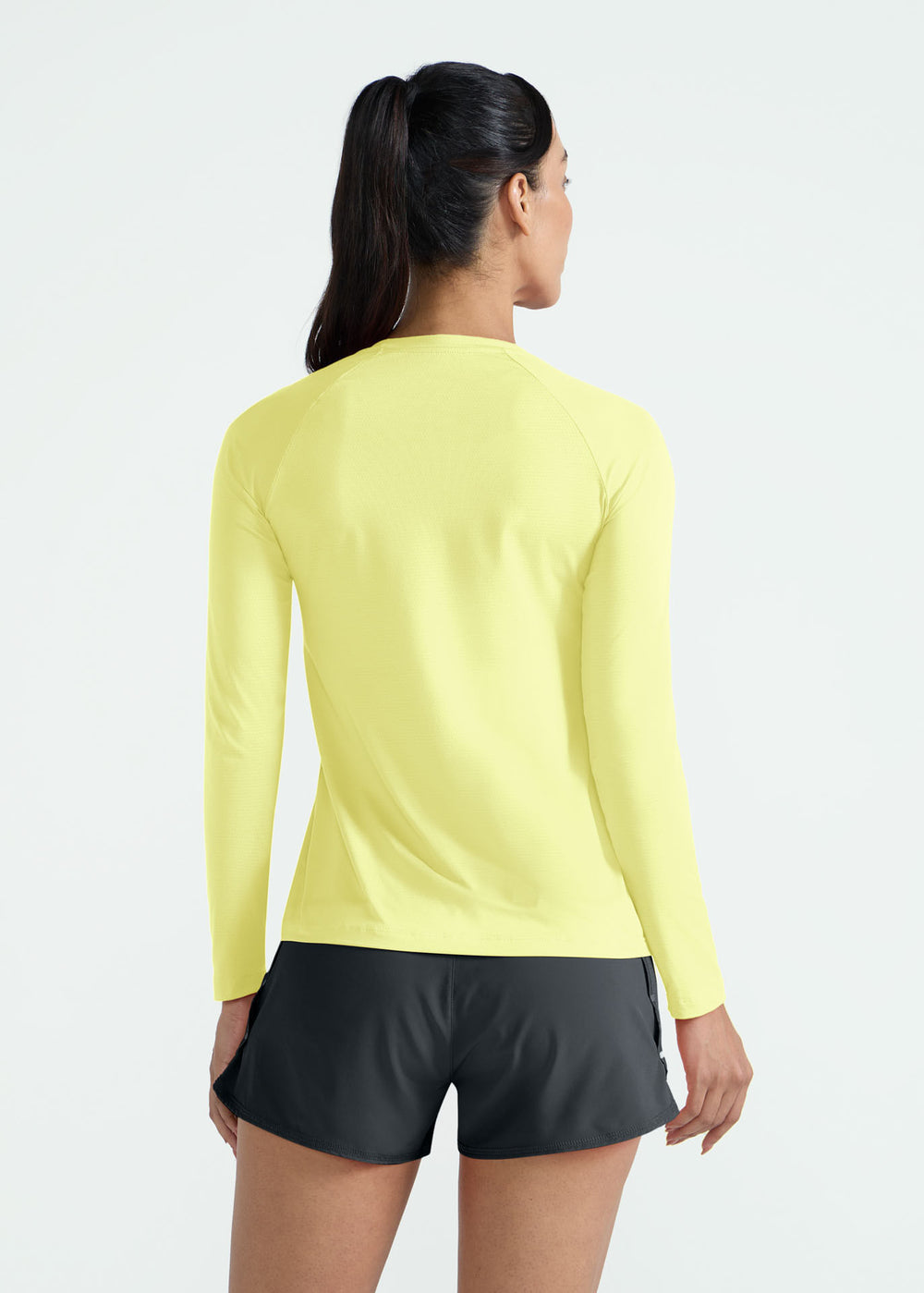 Camiseta de manga larga de malla UV para mujer