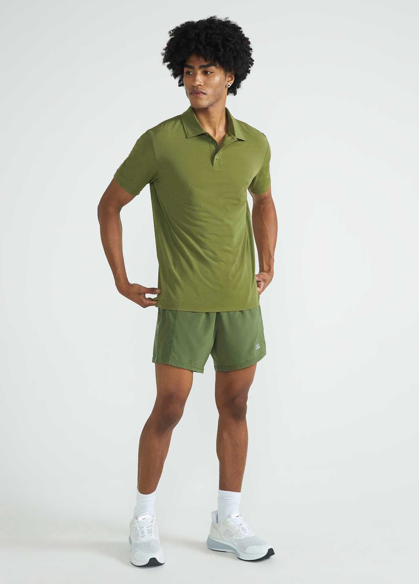 Polo en maille fine pour hommes
