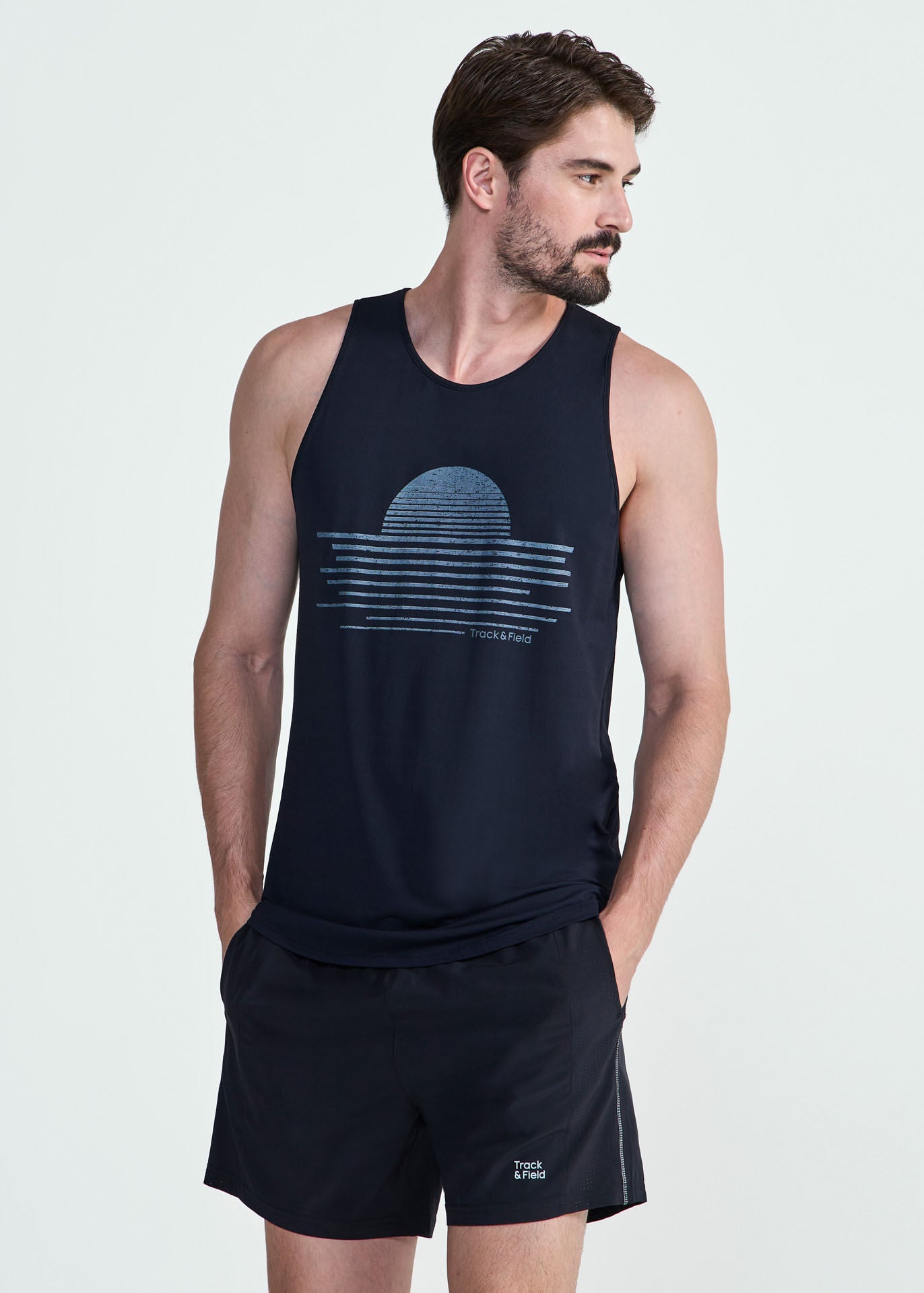 T-Shirt Homem Sem Manga Thermodry Poente