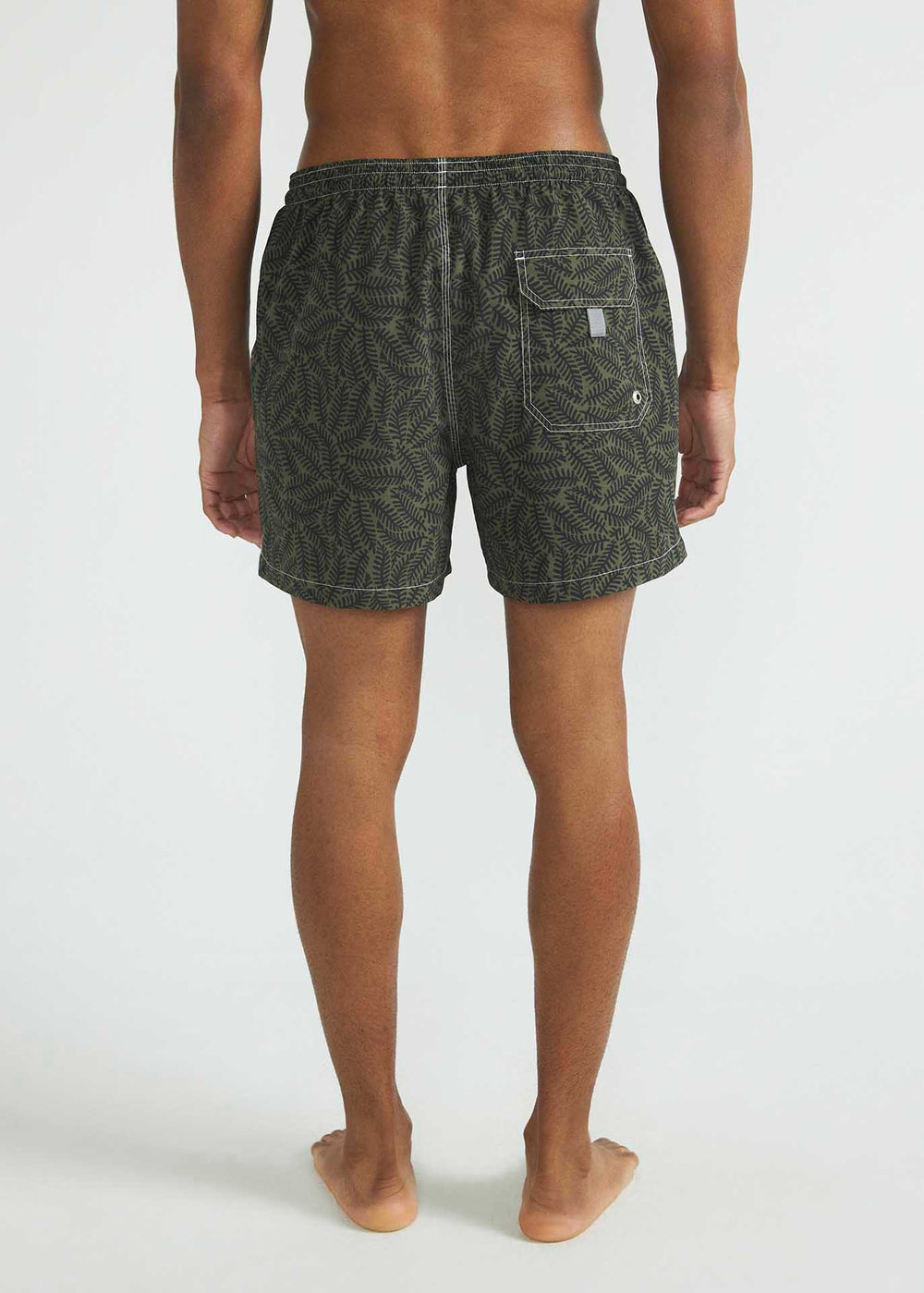 Shorts de playa medianos estampados para hombre