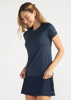 Kurzärmliges UV-Mesh-T-Shirt für Damen