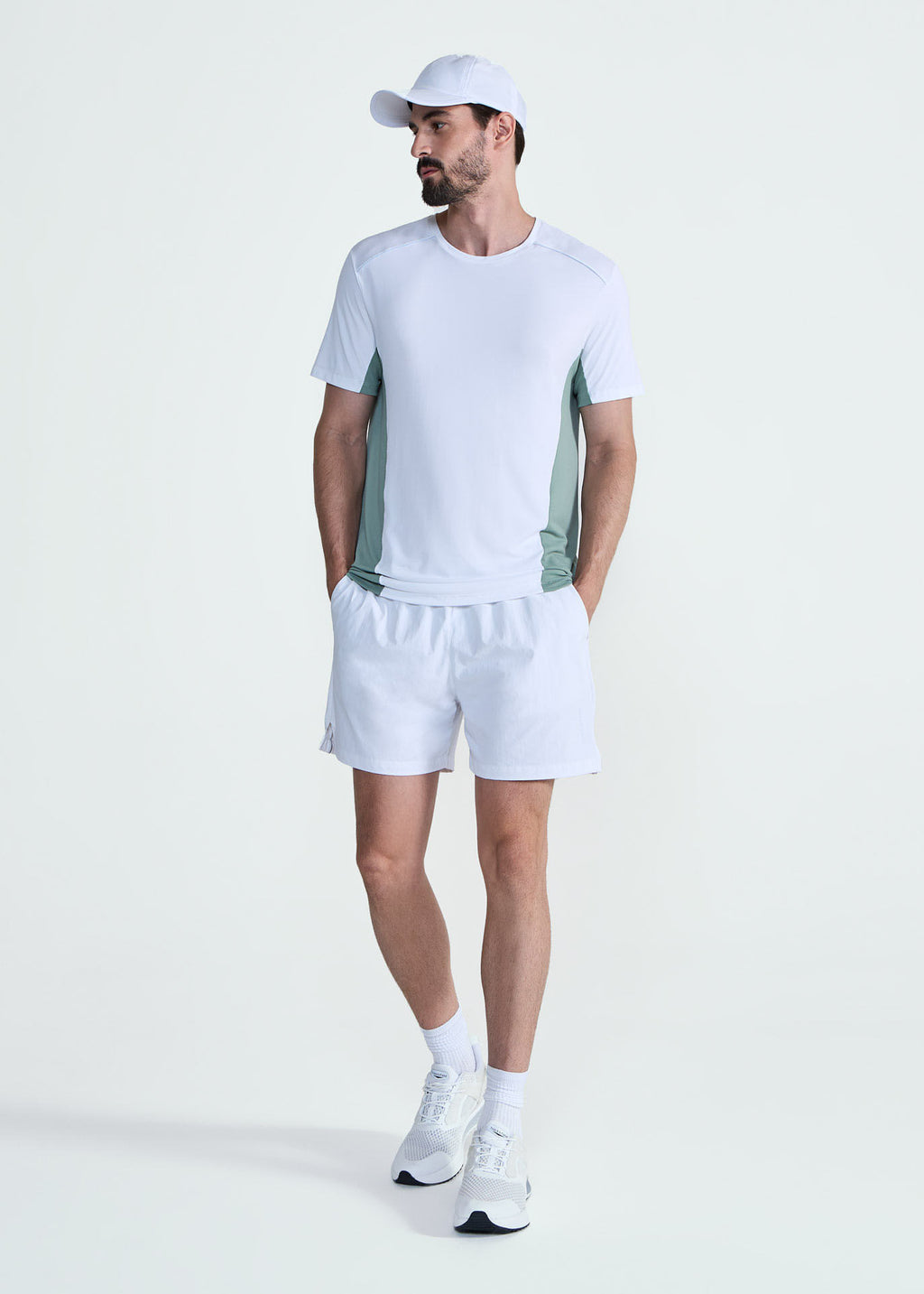 Shorts de punto medio para hombre