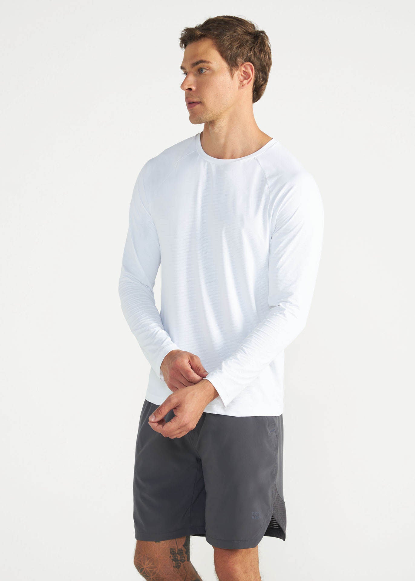 T-Shirt Homem Manga Longa Uv Mesh