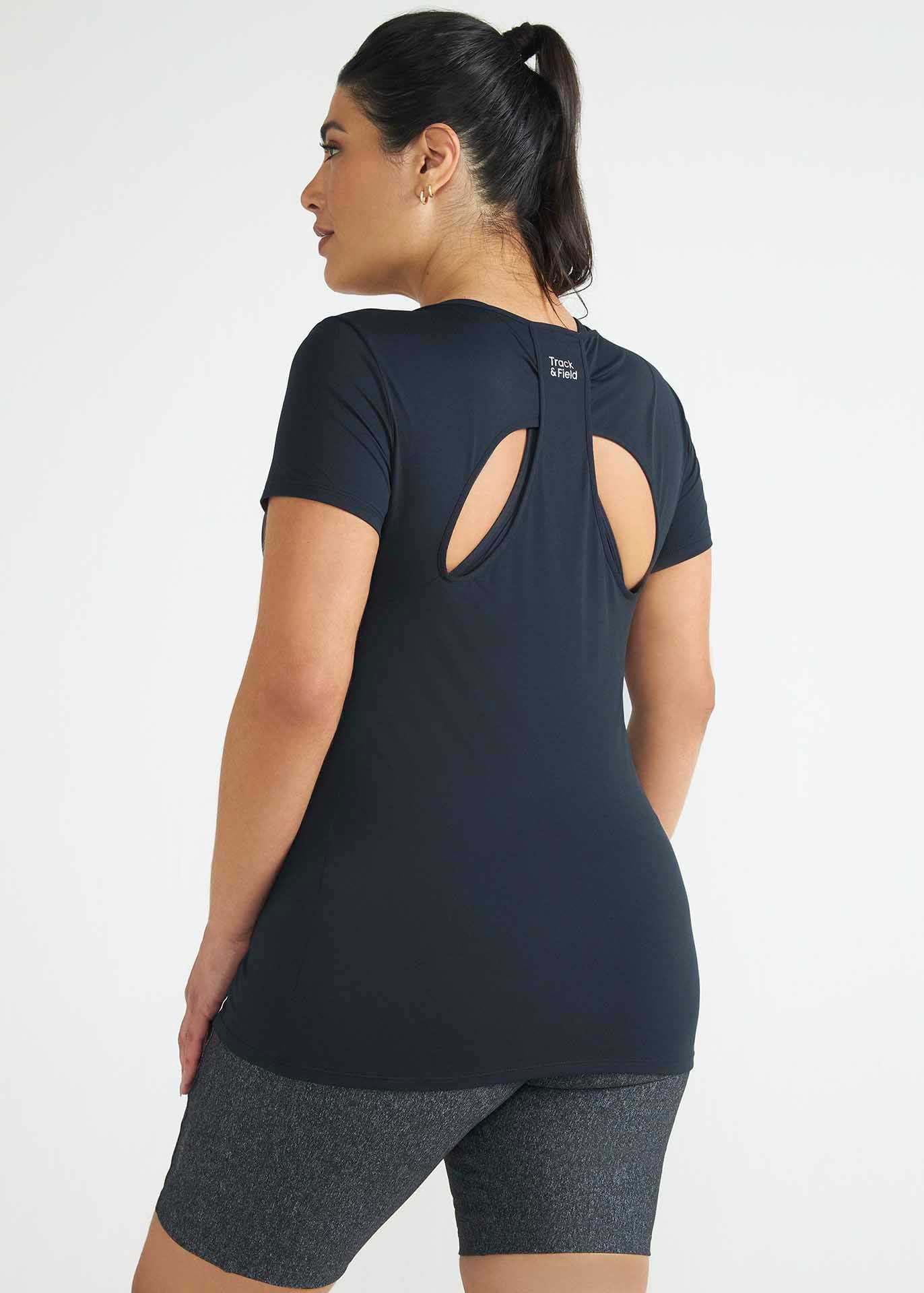 T-shirt Mulher Manga Curta Thermodry Gota