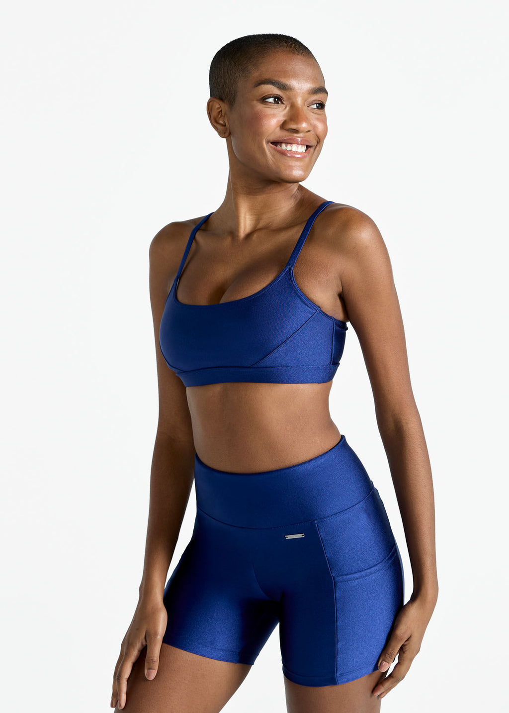 Basic-Glitzer-Top für Damen