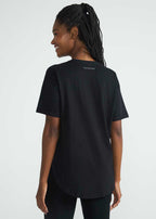 Camiseta básica de manga corta para mujer