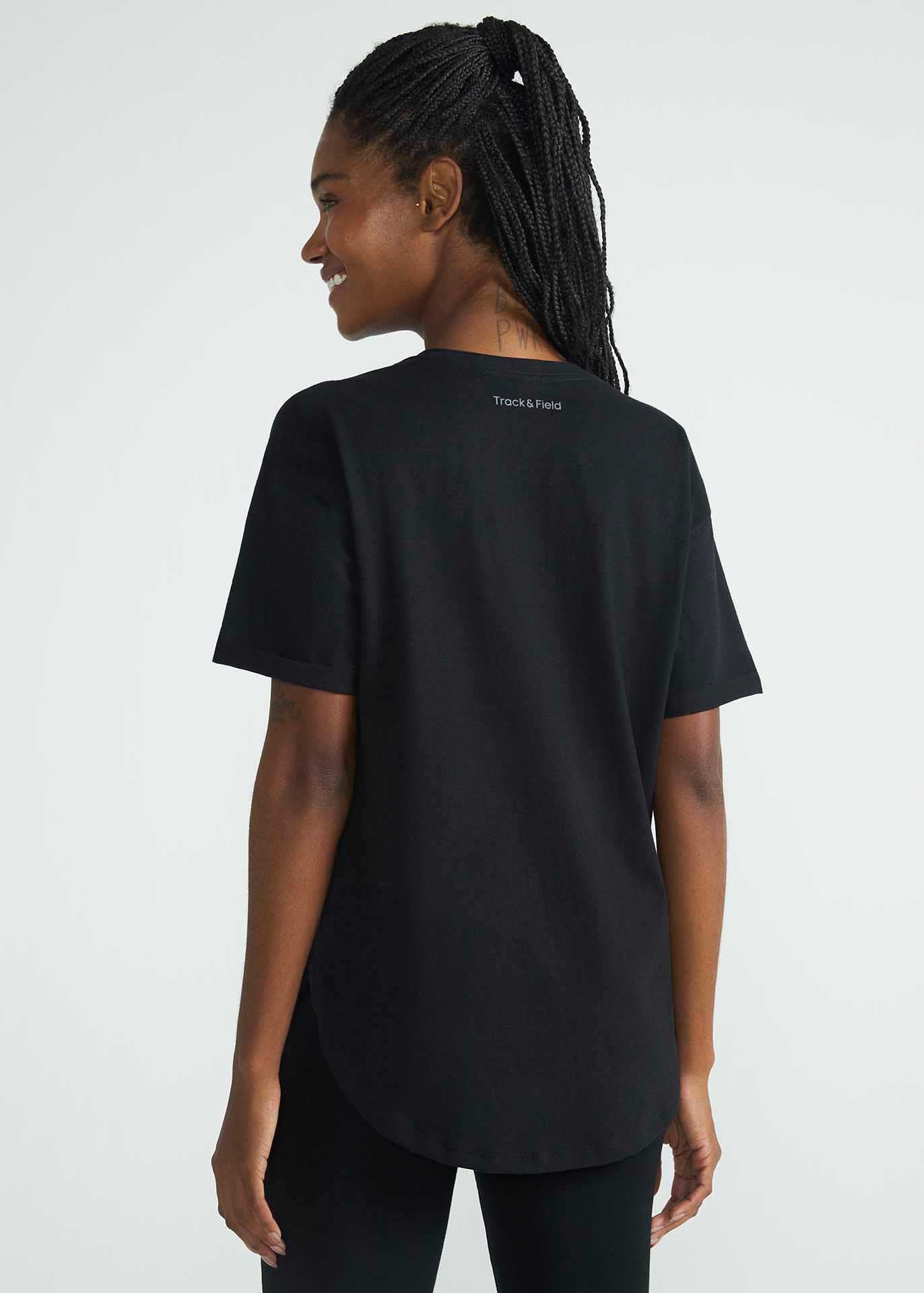 Camiseta básica de manga corta para mujer