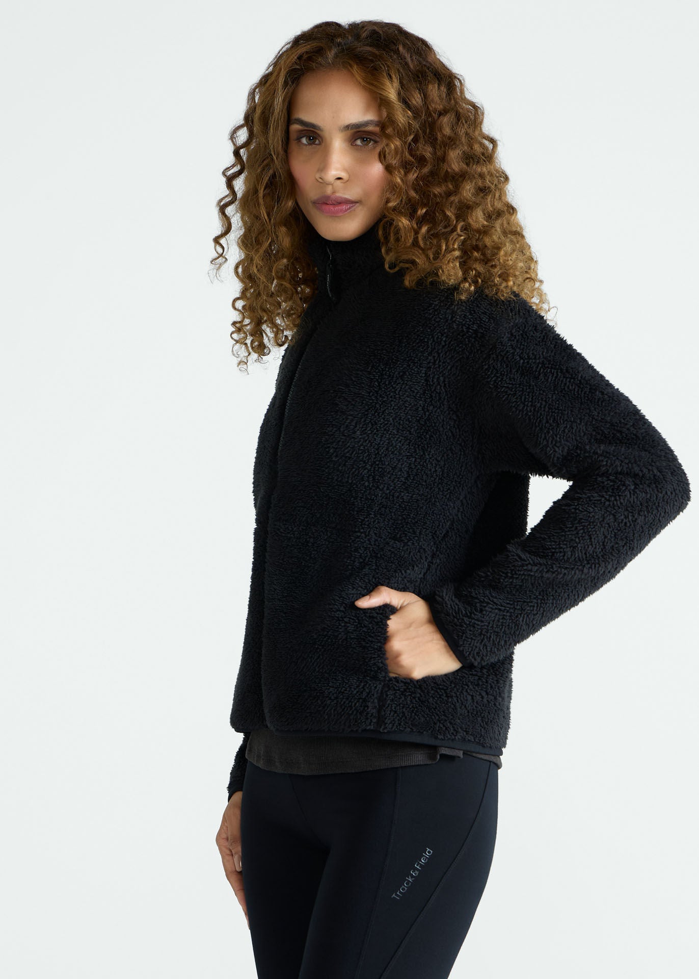 Basic-Fleecejacke für Damen