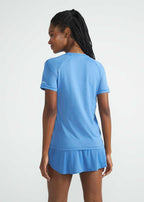 Kurzärmliges UV-Mesh-T-Shirt für Damen
