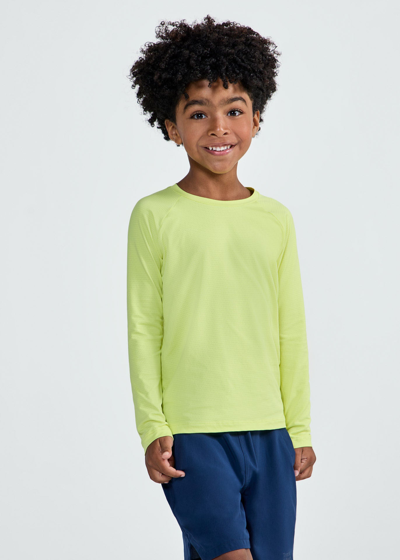 T-shirt unisexe pour enfants, manches longues, maille UV