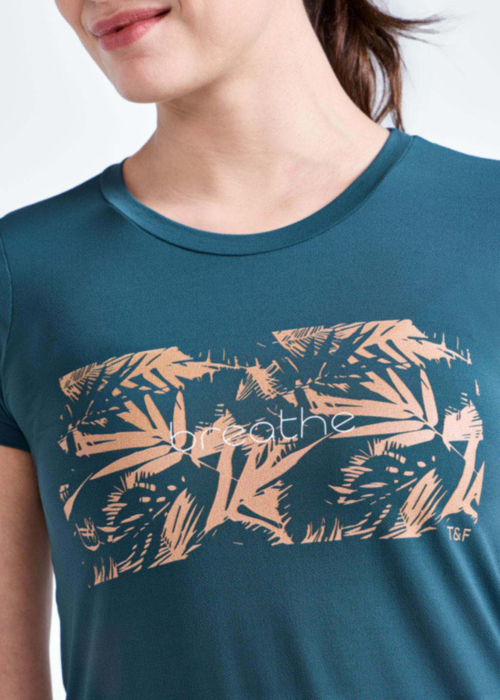 T-Shirt Mulher Manga Curta Thermodry Breath